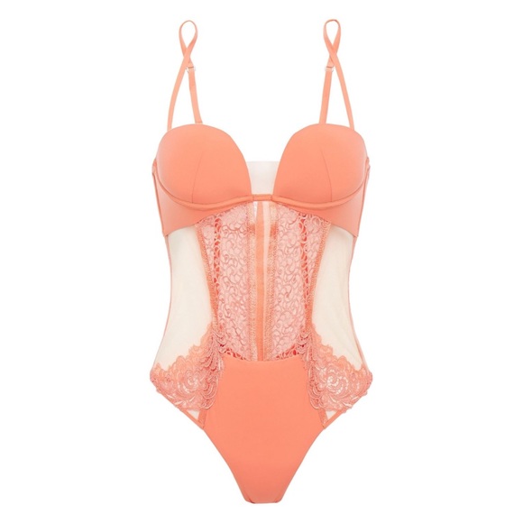 La Perla Other - LA PERLA Paneled guipure lace bodysuit